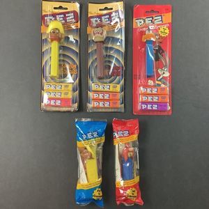 Looney Tunes Pez Dispenser Lot of 5 Tasmanian Devil Speedy Gonzales Yosemite Sam